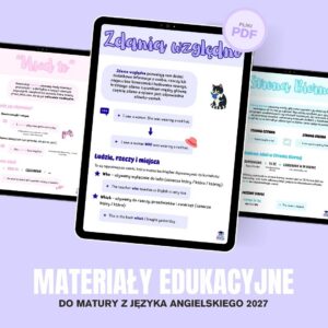 matura z angielskiego , notatki maturalne , opracowania do matury