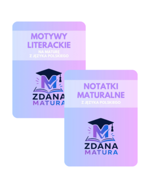 notatki maturalne z języka polskiego zawierające motywy, epoki i opracowania lektur w formacie pdf